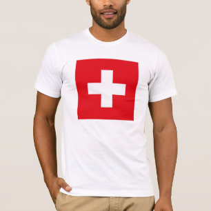 Zwitserland T-shirt vlag