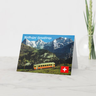 Zwitserland, Trein aan Jungfraujoch Kaart