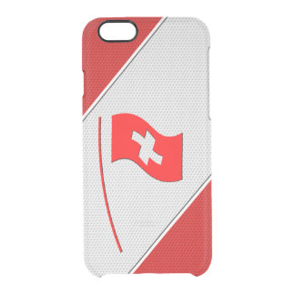 Zwitserland Doorzichtig iPhone 6/6S Hoesje