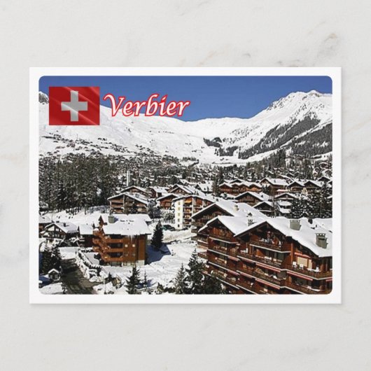 Zwitserland - Verbier - Briefkaart (Voorkant)