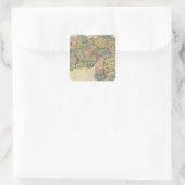 Zwitserland Vierkante Sticker (Tas)