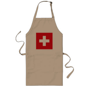 Zwitserland Vlag Apron Lang Schort