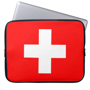 Zwitserland Vlag Laptop Sleeve