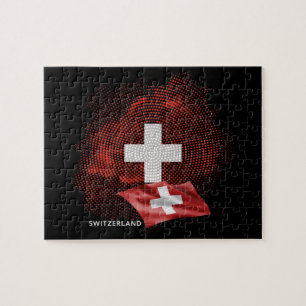Zwitserland vlag legpuzzel