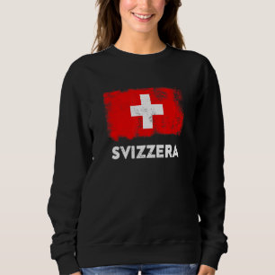 Zwitserland Vlag Svizzera Schweiz Suisse Swiss Wit Trui