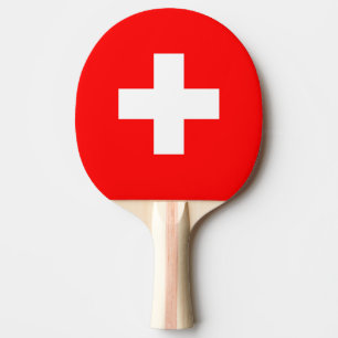 Zwitserland Vlag Tafeltennisbatje