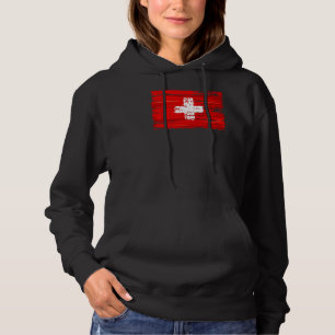 Zwitserland Vlag Zwitserland Hoodie
