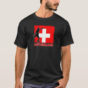 Zwitserland Voetbal 2022 Nationaal Football Tea T-shirt