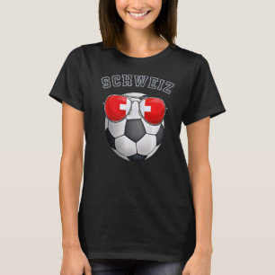 Zwitserland Voetbal Fan Sunglass Football Zwitsers T-shirt