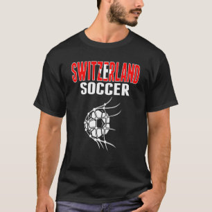 Zwitserland Voetbal in netto Zwitserse Football SU T-shirt