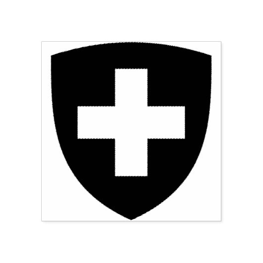 Zwitserland Wapen Rubber Stamp Rubberstempel (Afrduk)