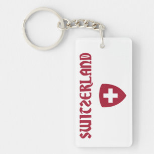 Zwitserland + wapenstilstand sleutelhanger