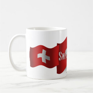 Zwitserland Waving Flag Koffiemok