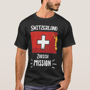 Zwitserland Zürich Mormon LDS Missionaris T-shirt