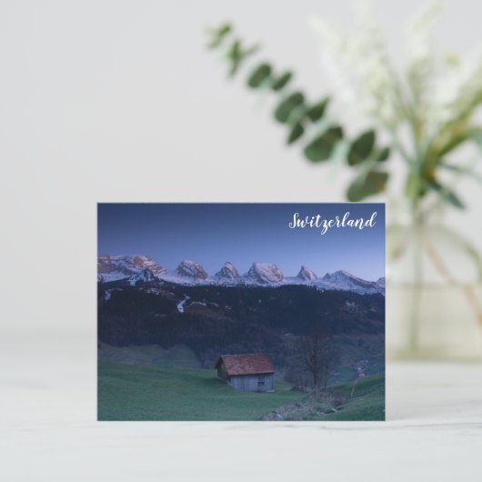 Zwitserland Zwitserland Alps Reisfoto Briefkaart (Staand voorkant)