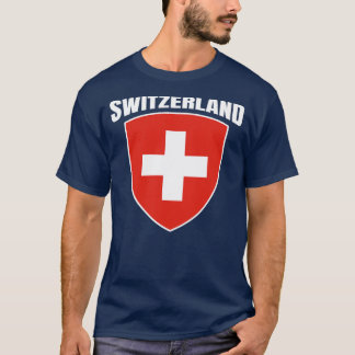 Zwitserland Zwitsers Football Vlag Voetbal Jersey T-shirt