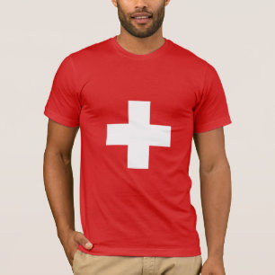 Zwitserland - Zwitserse vlag T-shirt