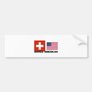 Zwitsers Amerikaans Bumpersticker
