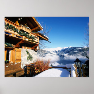 Zwitsers chalet poster