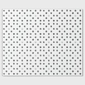 Zwitsers dwarspatroon cadeaupapier (Vlak)