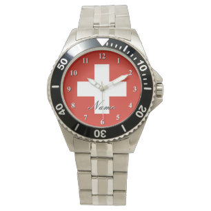 Zwitsers horloge met douanetekst