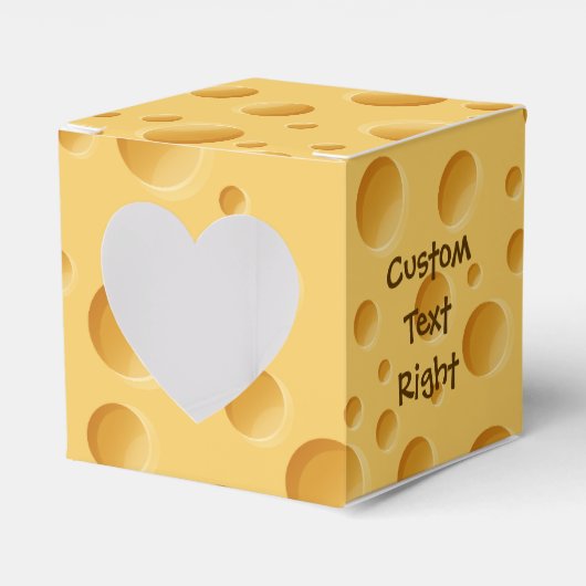 Zwitsers kaaspatroon bedankdoosjes (Voorkant Zijde)