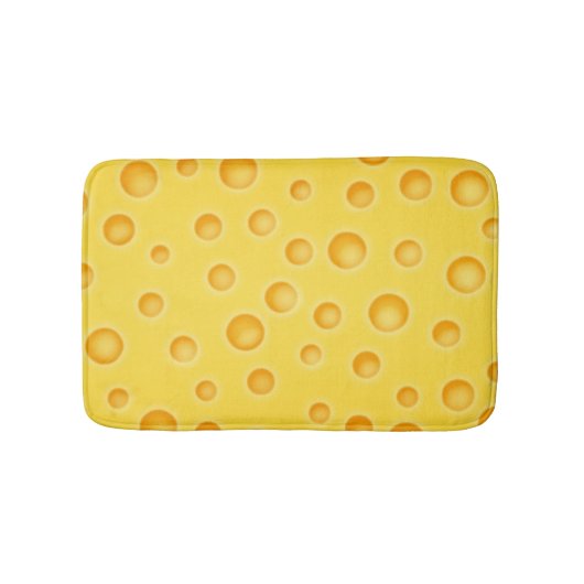 Zwitsers kaasschaafschildpadpatroon badmat (Voorkant)