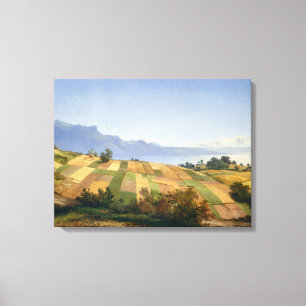 Zwitsers Landschap Canvas Afdruk