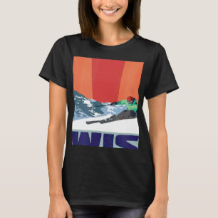 Zwitsers nationaal park Souvenir Alps Zwitserland T-shirt