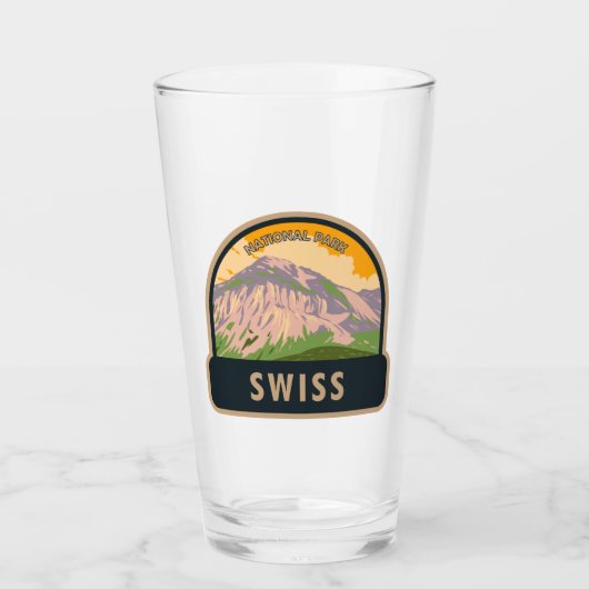 Zwitsers nationaal park Zwitserland Glas (Voorkant)