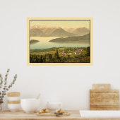  Zwitsers Panorama van Rigi Kaltbad Poster (Keuken)