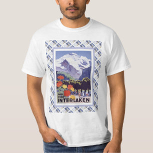  Zwitsers Poster Interlaken T-shirt