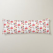 Zwitsers reispictogram lichaamskussen (Achterkant)