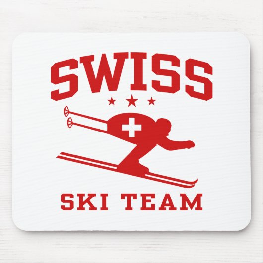 Zwitsers skiteam muismat (Voorkant)
