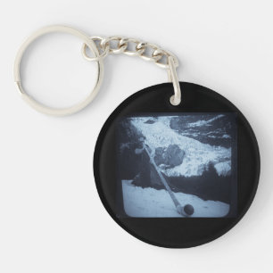 Zwitserse Alforn Blower Magic Lantern Slide Sleutelhanger