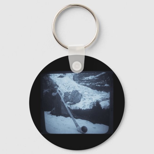 Zwitserse Alforn Blower Magic Lantern Slide Sleutelhanger (Voorkant)