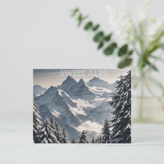 Zwitserse Alpen (1) Briefkaart (Staand voorkant)