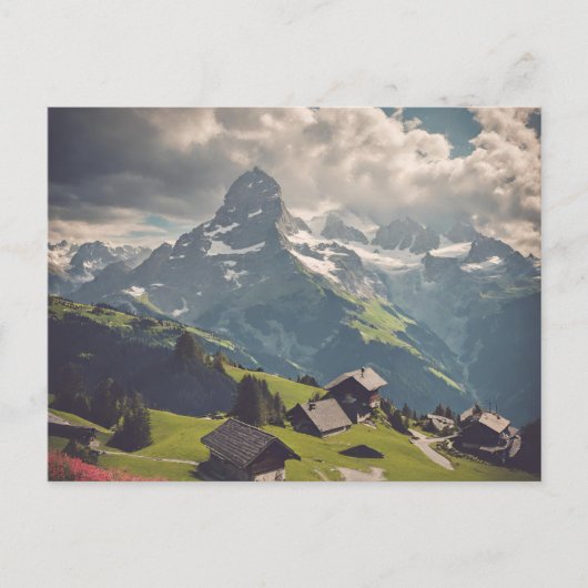 Zwitserse Alpen (2) Briefkaart (Voorkant)