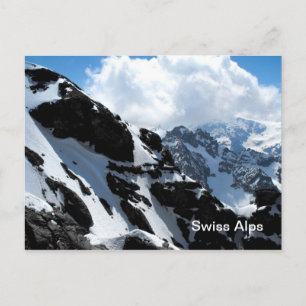 Zwitserse alpen briefkaart
