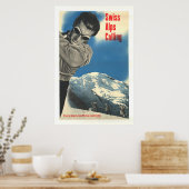 Zwitserse Alpen Calling, Ski Poster (Keuken)