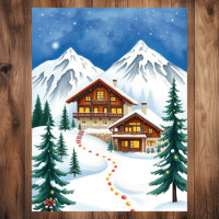 Zwitserse Alpen Chalet Winter Mountain Travel