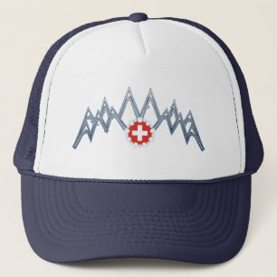 Zwitserse Alpen Hoed Trucker Pet