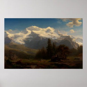 Zwitserse Alpen Poster
