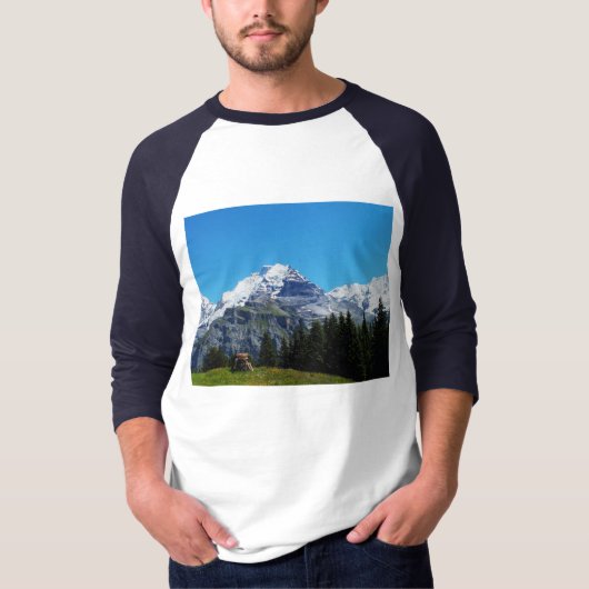 Zwitserse Alpen T-shirt (Voorkant)