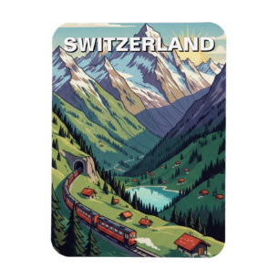 Zwitserse Alpen Zwitserland Reizen Magneet