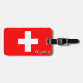 Zwitserse Bagagelabels, patriottische Zwitserse vl Bagagelabel (Voorkant horizontaal)