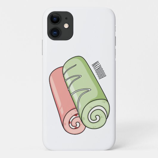Zwitserse cartoon voor rolkoeken Case-Mate iPhone case (Achterkant)