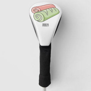 Zwitserse cartoon voor rolkoeken golfheadcover