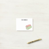 Zwitserse cartoon voor rolkoeken post-it® notes (Op bureau)