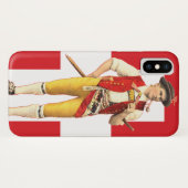 Zwitserse Cowboy uit Appenzell in Traditional Cost Case-Mate iPhone Case (Achterkant (horizontaal))